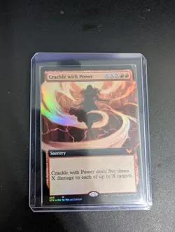 Crackle with Power (Extended Art) Strixhaven: School of Mages Foil mtg - Image 1