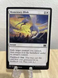 MTG Momentary Blink Regular #020/331 Double Masters 2022 Common 2x2 NM/M - Image 1