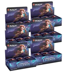MTG MAGIC Commander Legends 2020 Draft Booster Box Case SEALED - 6 Booster Box - Image 1