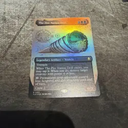 The Fire Nation Drill - 321 FOIL BORDERLESS - Avatar: The Last Airbender MTG NM - Image 1
