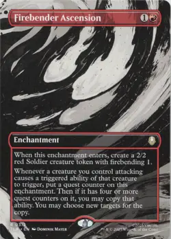 Firebender Ascension (Borderless) R Avatar: The Last Airbender 312 NM MTG - Image 1