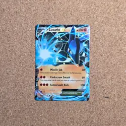 Pokemon Lucario EX Holo Card 54/111 XY-Furious Fists Series *B3 - Image 1