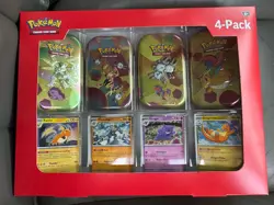 1 box Scarlet & Violet 151 Mini Tins 4 Pack SAMS CLUB SEALED Pokemon TCG - Image 1