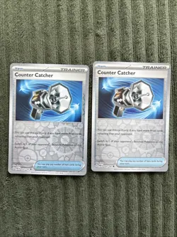 Pokemon TCG Paradox Rift Counter Catcher 160/182 Reverse Holo (Set of 2) - Image 1