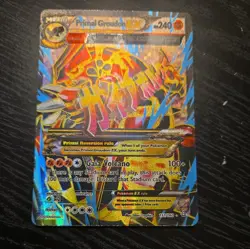 Pokemon XY Primal Clash Groudon EX #151/160 Omega DMG - Image 1