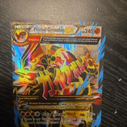 Pokemon XY Primal Clash Groudon EX #151/160 Omega DMG - Image 2