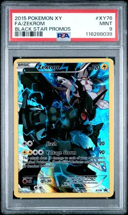 2015 POKEMON XY BLACK STAR PROMO ZEKROM #XY76 PSA 9 MINT #118288039 - Image 1