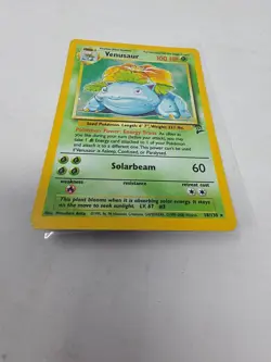 Venusaur 018/130 Base Set 2 Holo Pokemon TCG 1999-2000 WOTC VINTAGE Engish LP - Image 3