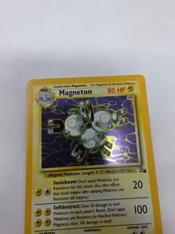 Pokemon WOTC 1999 Fossil Magneton 11/62 HOLO Vintage - Image 4