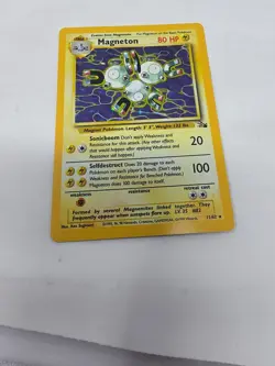 Pokemon WOTC 1999 Fossil Magneton 11/62 HOLO Vintage - Image 5