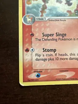 Rapidash 52/113 Reverse Holo Stamped DMG Pokemon TCG EX Delta Species - Image 5