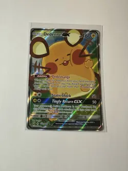 Pokemon TCG: Dedenne GX 195A/214 Alternate Art Promo- Unbroken Bonds - LP - Image 1