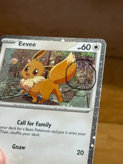 *SWIRL* Pokemon TCG Eevee SVP200 Black Star Cosmos Holo Promo Destined Rivals - Image 4