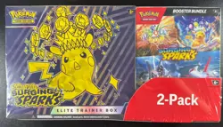 Costco Pokemon Surging Sparks Elite Trainer Box + Booster Bundle Factory Sealed - Image 1