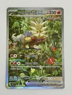 Gouging Fire ex 204/162 SIR Temporal Forces SV05 Pokemon TCG Pack Fresh Mint - Image 2