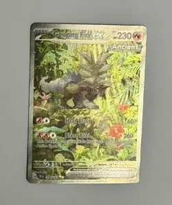 Gouging Fire ex 204/162 SIR Temporal Forces SV05 Pokemon TCG Pack Fresh Mint - Image 3