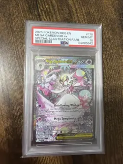 2025 POKEMON MEGA EVOLUTION SPECIAL ILLUSTRATION RARE MEGA GARDEVOIR EX PSA 10 - Image 1