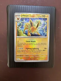 Pokemon TCG Prismatic Evolutions Jolteon 29/131 Poke Ball Reverse Holo NM - Image 1