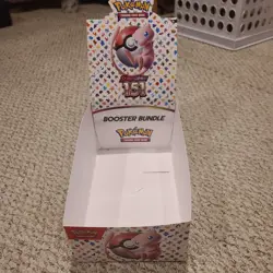 Pokemon Scarlet & Violet EMPTY 151 Booster Bundle Display BOX ONLY - Image 1