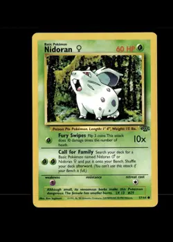 Pokemon TCG Pokemon Nidoran Common Regular 56/64 - Image 1