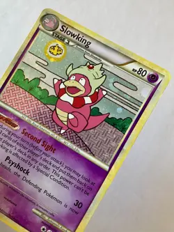 Slowking 12/123 Pokemon TCG HeartGold & SoulSilver Holo Rare Card MP See Pics - Image 2