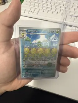 Pokemon TCG Sunflora Illustration Rare Card 169/167 Twilight Masquerade Sv06 - Image 3
