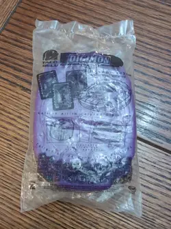 Taco Bell 2000 Digimon Digivice Metal Trading Cards SEALED Vintage - Image 2