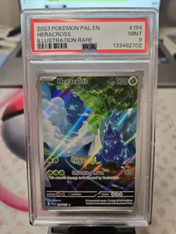 Heracross 194/193 Sv02: Paldea Evolved Illustration Pokemon Card PSA 9 - Image 1