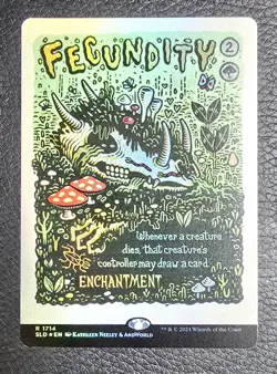 Fecundity (Rainbow Foil) Secret Lair Drop Foil MTG NM Magic Card - Image 1