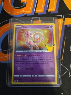 Mew Holo 11/25 Celebrations Pokemon TCG Single Card ENGLISH NM - Image 1