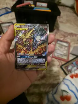 Moltres Zapdos Articuno SM210 GX Tag Team Hidden Fates Promo Card NM Condition - Image 1