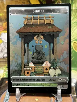 MTG | Shrine Token [Secret Lair 20 Ways To Win] ✨Rainbow FOIL✨ - Image 1