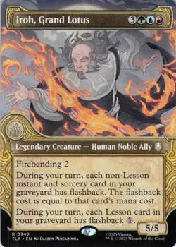 MTG Iroh, Grand Lotus (Showcase) (349) | NM | Avatar: The Last Airbender {TLA} - Image 1