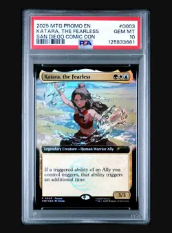 2025 MTG SDCC Promo Katara the Fearless #0003 PSA 10 Gem Mint 🔥 - Image 2