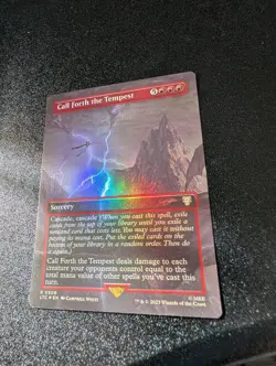 MTG *Call Forth the Tempest Full Art Foil X1* (NM) Lord of the Rings Commander - Image 1