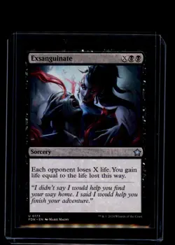 MTG Exsanguinate #173 Uncommon Foundations - Image 1