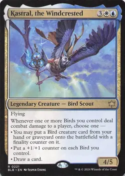 Kastral, the Windcrested Bloomburrow Regular - Image 1