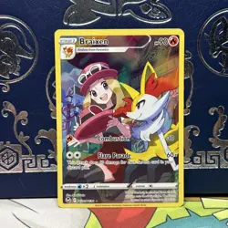 Braixen TG01/TG30 Ultra Rare Holo Pokemon SWSH12: Silver Tempest Trainer Gall NM - Image 1