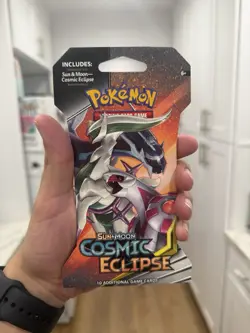 Pokemon TCG Sun & Moon Cosmic Eclipse Booster Pack - Image 1