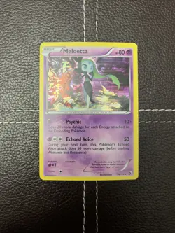 Pokemon TCG - Meloetta - 78/113 - Legendary Treasures - LP Holo Rare (2013) - Image 1