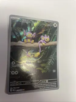 Pokemon TCG Aipom 211/182 Illustration Rare SV04: Paradox Rift NM Free Shipping - Image 2