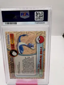 2000 TOPPS CHROME POKEMON T.V. #148 DRAGONAIR PSA 8 - Image 2