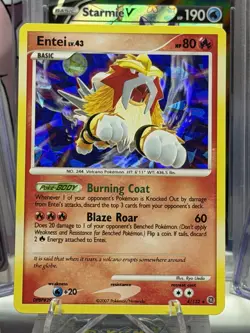 Pokemon TCG - Entei lv.43 4/132 Holo - Secret Wonders - LP/MP - Image 2
