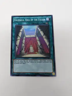 Yugioh! Valhalla, Hall of the Fallen DESO-en055 Super Rare Near Mint 1st Edition - Image 1