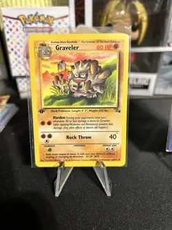 1st Edition fossil Pokemon Cards WOTC Lot of 2 - Image 3