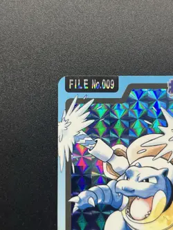Blastoise Bandai Carddass File No.009 HOLO 1997 Pokemon Card JP #2506150023 - Image 4