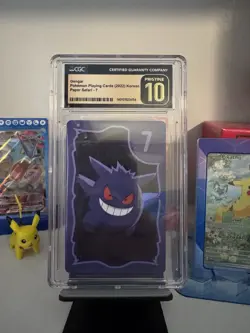 Gengar 2022 Pokemon Korean Paper Safari Playing Cards Pristine CGC 10 - Image 1
