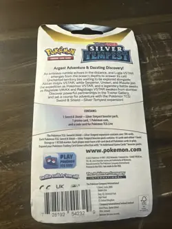 Pokemon TCG Silver Tempest Blister Pack! Factory Sealed! Promo Card +Coin! - Image 2