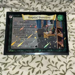 Harry Potter TCG Trading Card Hospital Dormitory #14 Rare Foil Holo Unplayed - Image 1