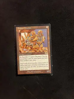 Copper Gnomes [Urzas Saga] Magic MTG Cards HP - Image 1